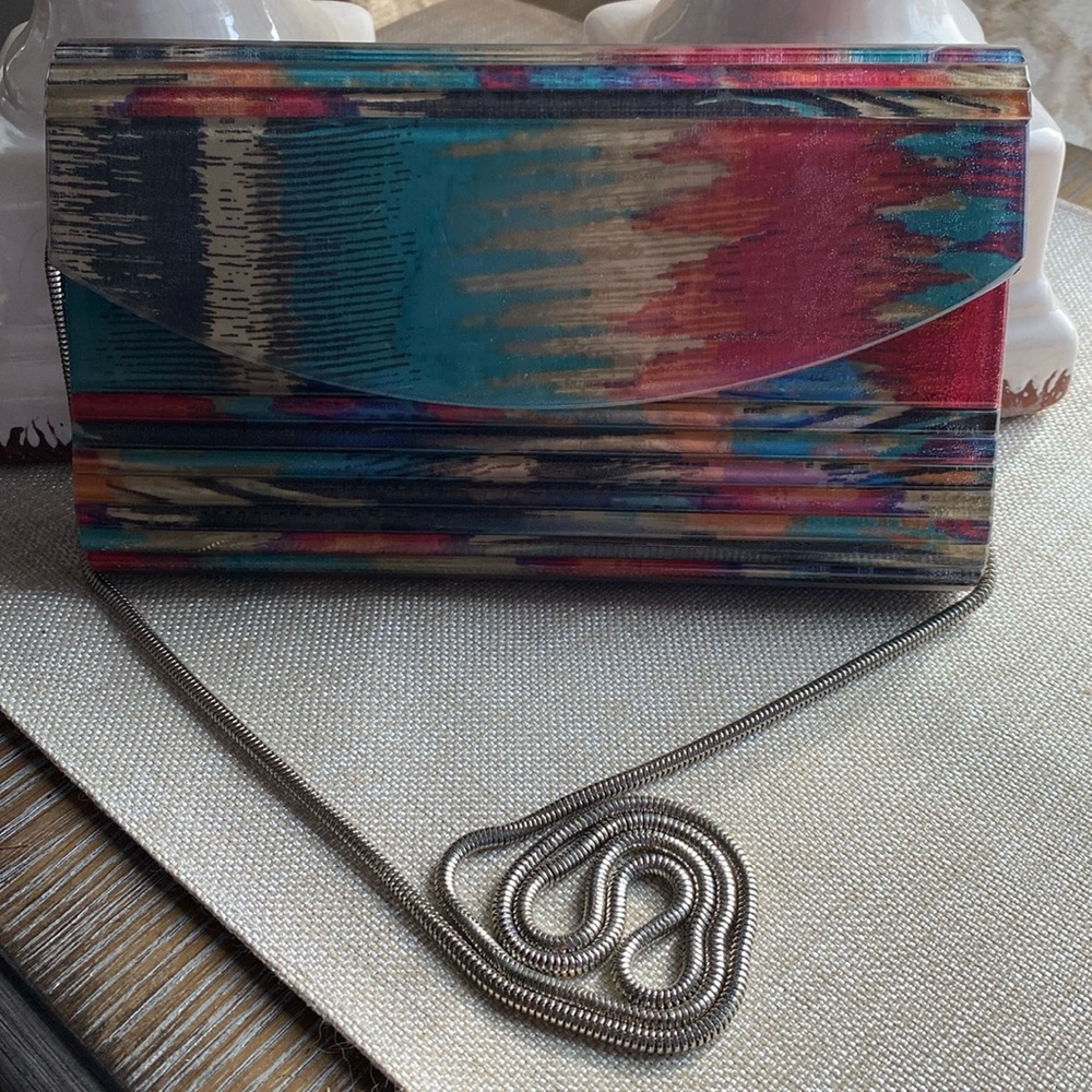 Sondra Roberts Acrylic Clutch